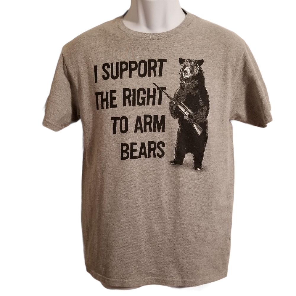 Delta Short Sleeve Crew Neck Arm Bears Graphic Tee